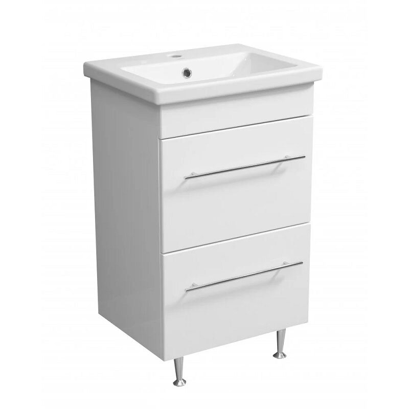 Изображение товара Тумба под раковину Stella Polar Ванесса 50 см напольная белая