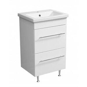 Изображение товара Тумба под раковину Stella Polar Ванесса 50 см напольная белая