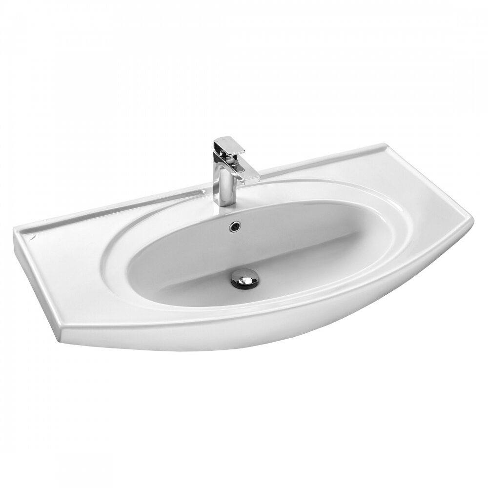 Изображение товара Раковина Santek Энигма100, 1WH207777, 99.5.3 x 51.5 см, фарфор, белая