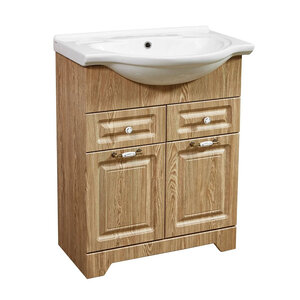 Изображение товара Тумба под раковину Stella Polar Кармела 65 см напольная с двумя ящиками