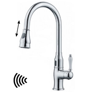 Изображение товара Сенсорный кухонный смеситель Kaiser Vincent 31366 с выдвижным изливом хром