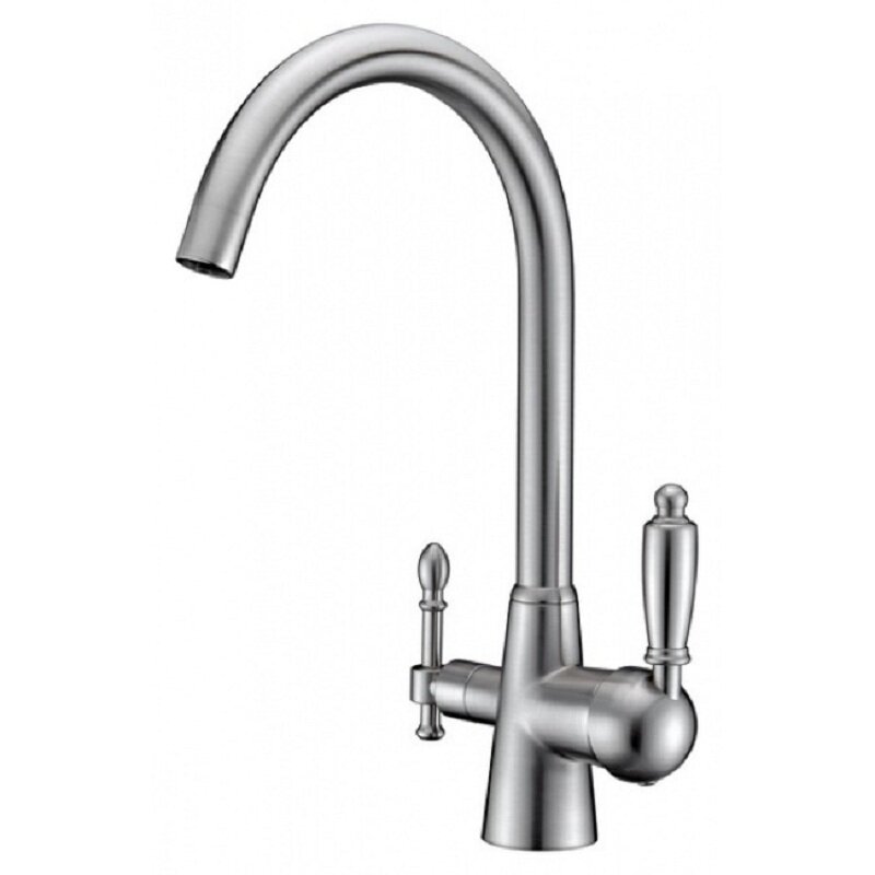 Изображение товара Смеситель Kaiser Vincent 31744-5 Silver, для кухни под фильтр, серебряный