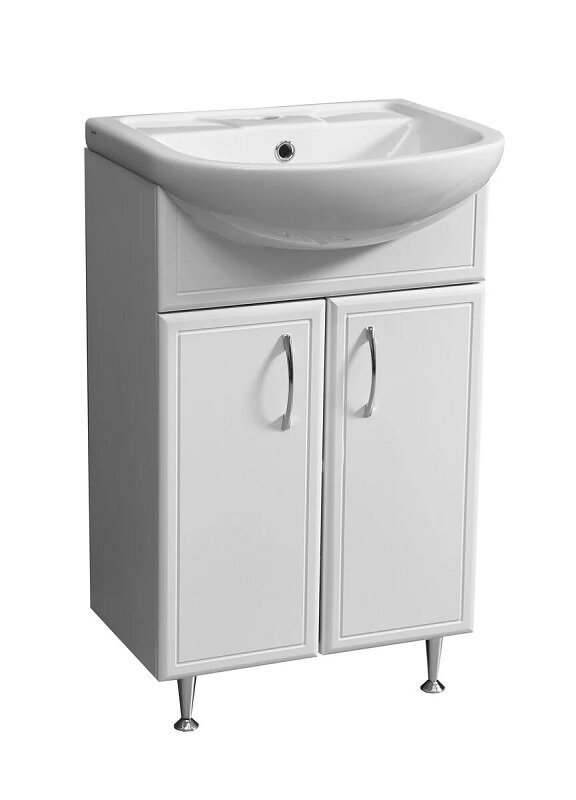 Изображение товара Тумба под раковину Stella Polar Концепт 50 48x29x82 см белая напольная