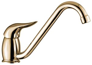 Изображение товара Смеситель для кухни Emmevi Duka 44007BR бронза италия однорычажный поворотный