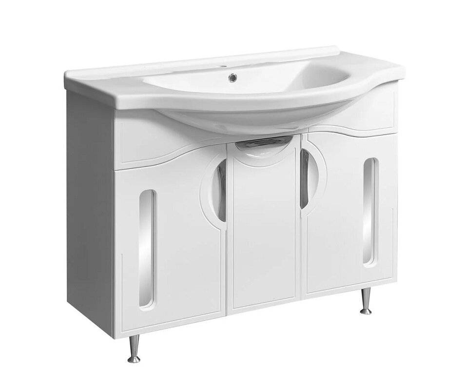 Изображение товара Тумба Stella Polar Сильва 100 SP-00000204 с раковиной