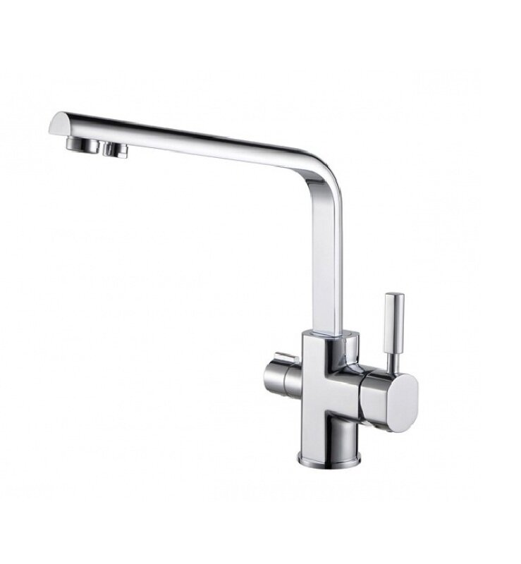 Изображение товара Высокий однорычажный смеситель Kaiser Decor 40144 для кухни под фильтр хром