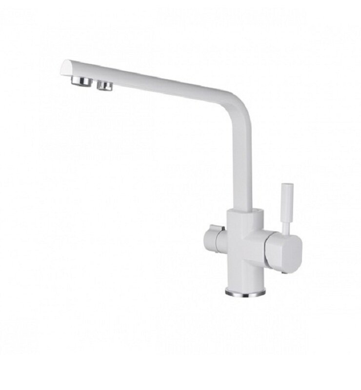 Изображение товара Смеситель Kaiser Decor 40144-10 White, для кухни под фильтр, белый