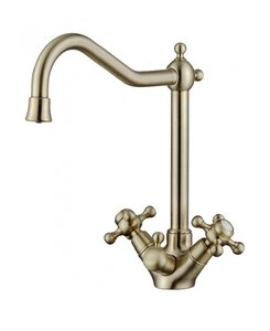 Изображение товара Смеситель Kaiser Carlson Style 44333-1 Bronze, для кухни под фильтр, бронза