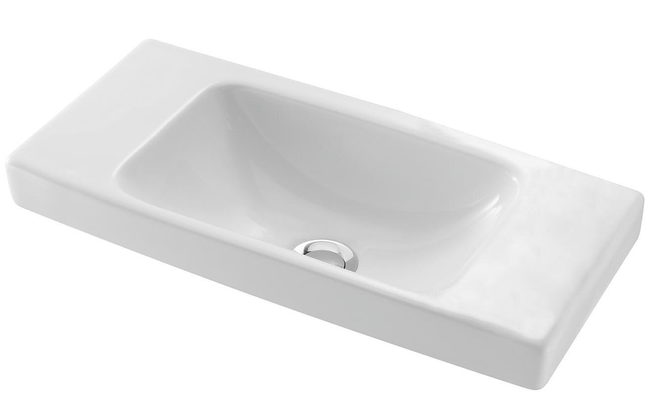 Изображение товара Раковина Jacob Delafon Odeon Up E4701-00 50x22 см с двумя отверстиями, без перелива Изображение товара Раковина Jacob Delafon Odeon Up E4701-00 50x22 см с двумя отверстиями, без перелива