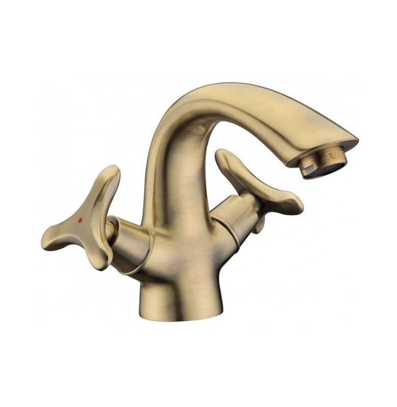 Изображение товара Смеситель для раковины Kaiser Trio 57011-1 Bronze, бронза