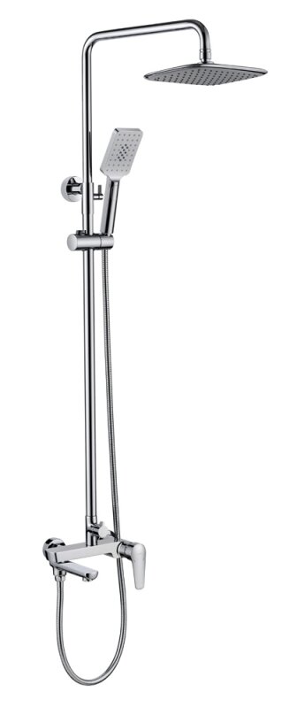 Изображение товара Душевая система Bravat Arden F6351385CP-A1-RUS - вертикальный монтаж, 1 режим лейки, хром