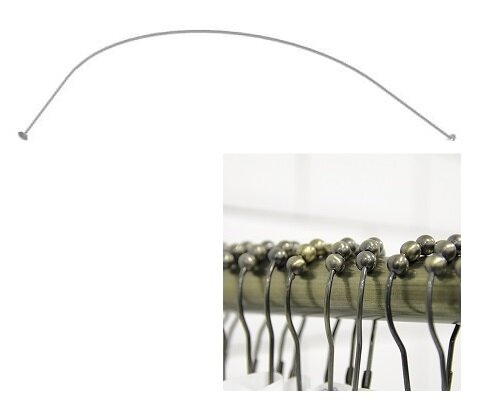 Изображение товара Карниз для ванны Радомир 1-12-4-0-0-218 бронза 168x120 см нержавеющая сталь