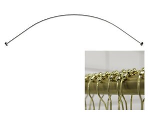 Изображение товара Карниз Радомир 1-12-3-0-0-221 для ванны Сандра 149 x 149 см, золото
