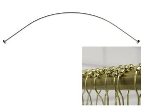 Изображение товара Карниз к поддону Радомир 1-12-3-0-0-003 100 x 100 см для душевого уголка, золото