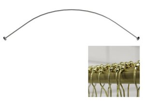 Изображение товара Карниз к поддону Радомир 1-12-3-0-0-006 80 x 80 см радиальный, для душевого уголка, золото