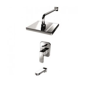 Изображение товара Душевая система Kaiser Sonat 34322, с изливом и верхним душем, хром