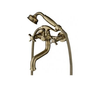 Изображение товара Смеситель для ванны и душа Kaiser Cross 41022-1 Bronze, бронза