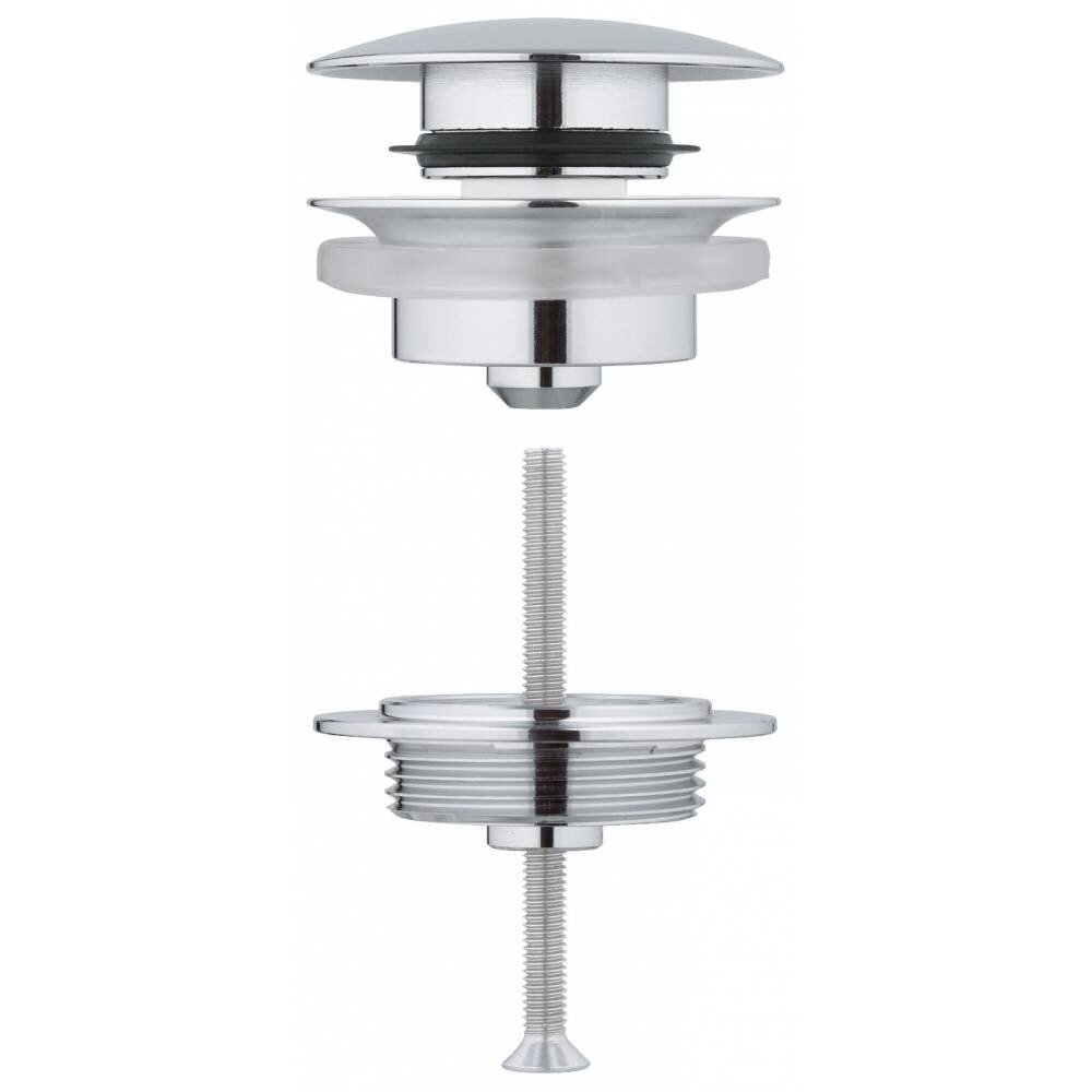 Изображение товара Универсальный донный клапан GROHE 65807000 хром автоматический