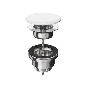 Изображение товара Донный клапан Kerama Marazzi DRR.1.WHT, неперекрываемый, крышка белая керамика