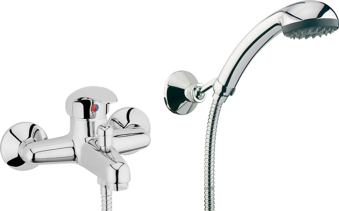 Изображение товара Смеситель Webert Sax SX850101015 для ванны и душа, хромированный Изображение товара Смеситель Webert Sax SX850101015 для ванны и душа, хромированный