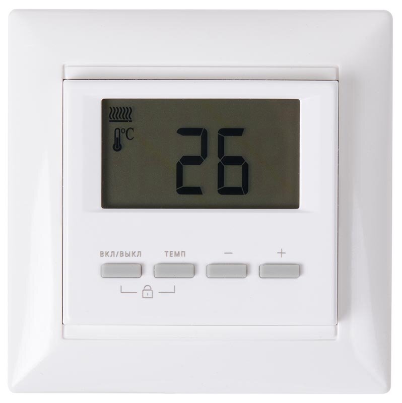 Изображение товара Терморегулятор Spyheat NLC-511H, цифровой, электронный, белый