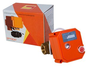 Изображение товара Шаровый кран с электроприводом Spyheat ЗЭУ 6-1-20 (3/4 дюйма)
