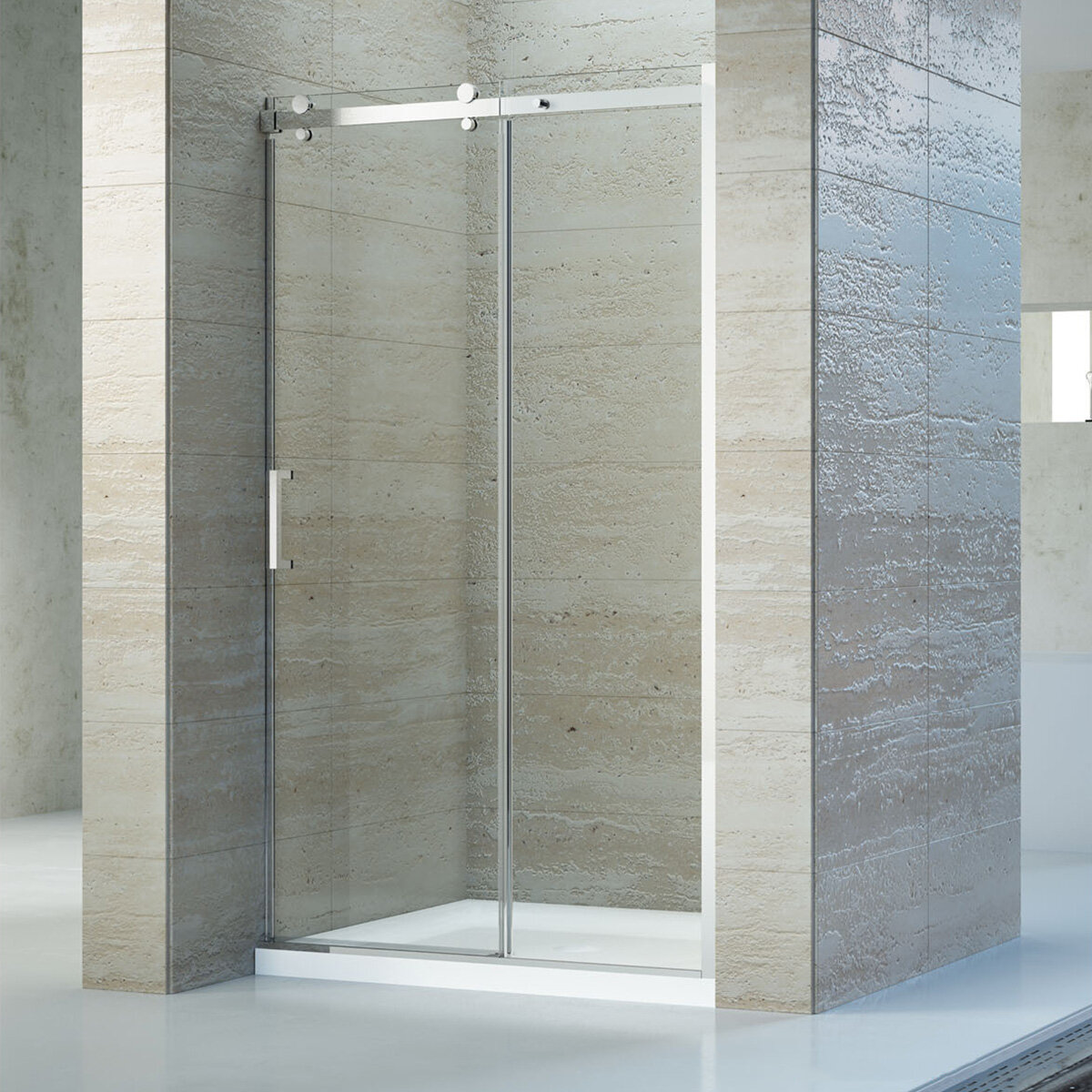 Изображение товара Душевая дверь RGW TO-14 раздвижная 130x195 см хром стекло прозрачное Germany