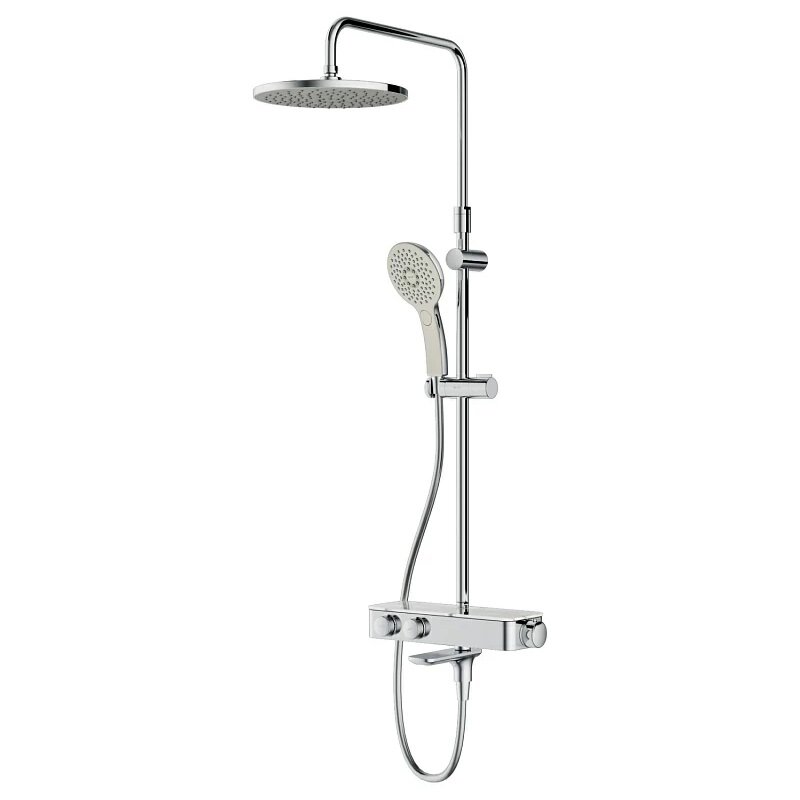 Изображение товара Душевая система Am.Pm Inspire 2.0 F0750A500 с термостатом, с изливом, ShowerSpot, хром Изображение товара Душевая система Am.Pm Inspire 2.0 F0750A500 с термостатом, с изливом, ShowerSpot, хром