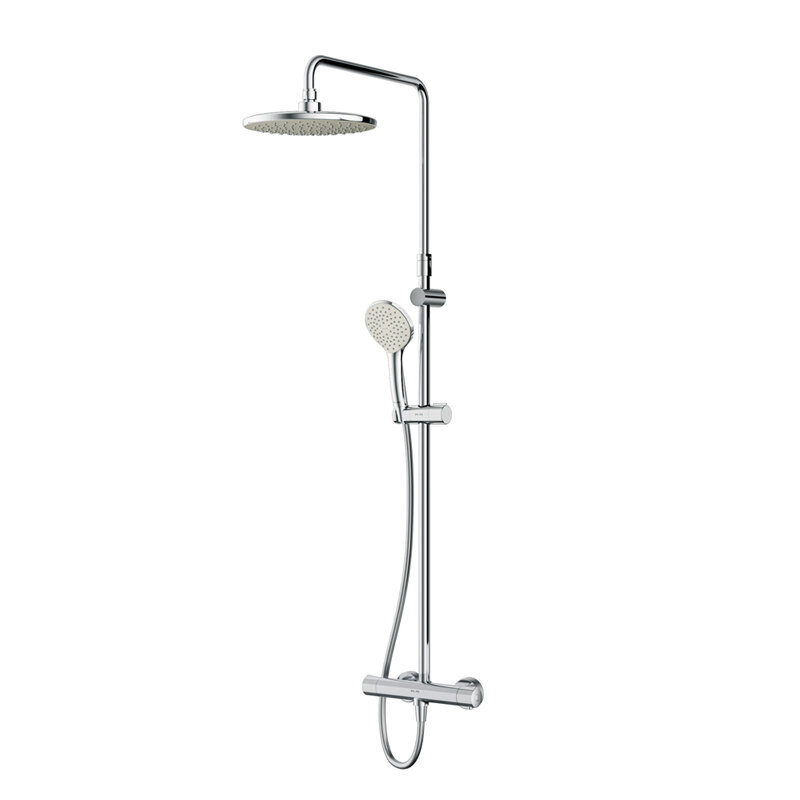 Изображение товара Душевая система Am.Pm Gem F0790410 с термостатом и регулируемой штангой