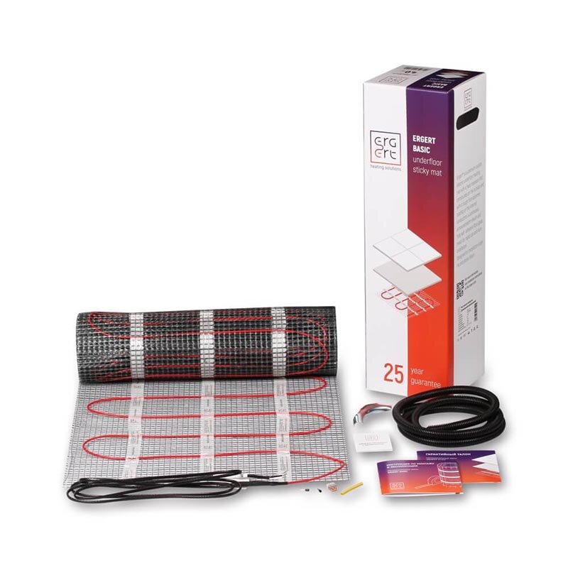 Изображение товара Теплый пол Ergert Basic-200 1,5 кв.м. мощность 300 Вт для быстрого нагрева