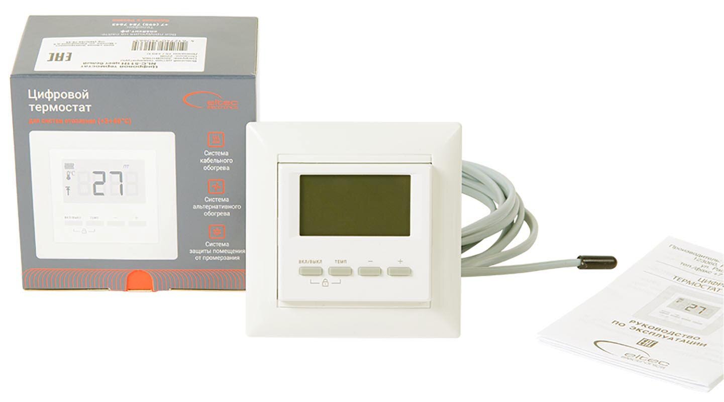 Изображение товара Цифровой терморегулятор Spyheat NLC-511H с ЖК дисплеем
