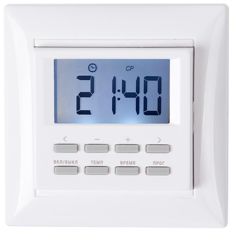 Изображение товара Программируемый электронный терморегулятор Spyheat NLC-527H с ЖК дисплеем