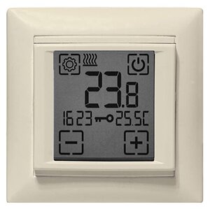 Изображение товара Терморегулятор Spyheat SDF-421H, сенсорный, программируемый, бежевый