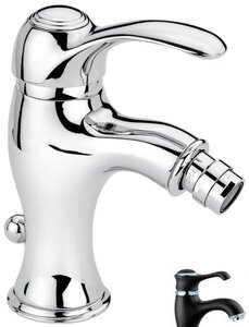 Изображение товара Смеситель для биде Emmevi Harmony 22004NC, черный/хром