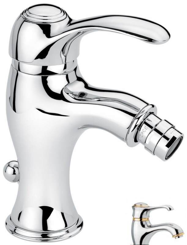 Изображение товара Смеситель для биде Emmevi Harmony 22004CO хром золото итальянское качество