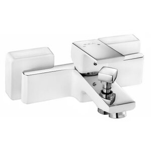 Изображение товара Смеситель для ванны и душа E.C.A Tiera 104802469EX, белый Хром