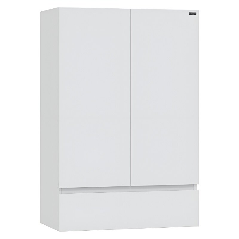 Изображение товара Подвесной шкаф СаНта Марс 700245 60 см белый с ящиком и плавным закрыванием