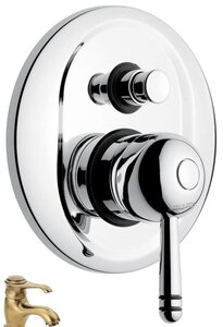 Изображение товара Смеситель для душа Emmevi Laguna бронза встроенный однорычажный Италия