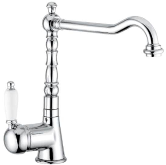 Изображение товара Смеситель для кухни Emmevi Laguna 40517CR хром Италия механическое управление