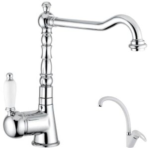 Изображение товара Смеситель для кухни Emmevi Laguna 40517BEG белый гранит высокая надежность