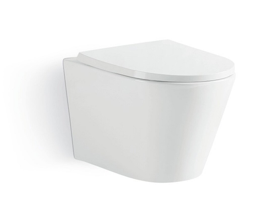 Изображение товара Timo Inari TK-503: подвесной безободковый унитаз с антибактериальным покрытием