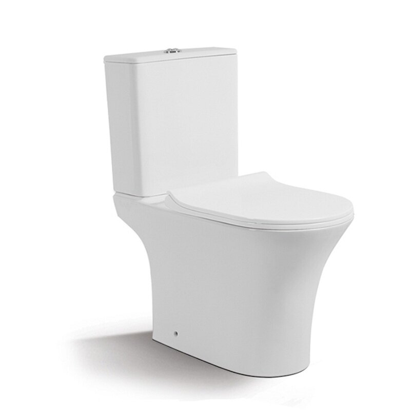 Изображение товара Напольный унитаз Timo Reko TK-201 безободковый каскадный с сиденьем микролифт