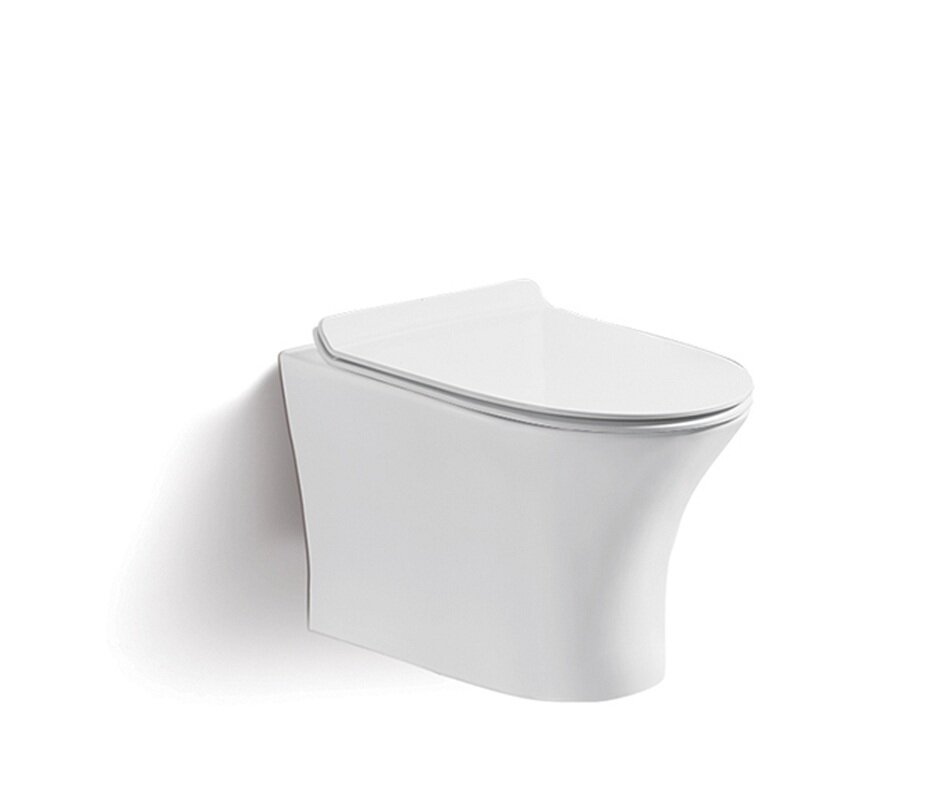 Изображение товара Подвесной унитаз Timo Reko TK-203 с антивсплеск системой и крышкой Micro-Lift