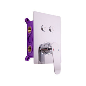 Изображение товара Смеситель скрытого монтажа для ванны и душа Rav-Slezak Tigris TG186BOX, хром