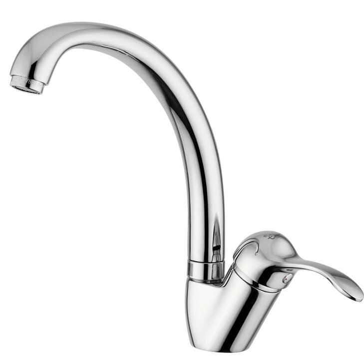 Изображение товара Кухонный смеситель Emmevi Melody 11087CR с поворотным изливом Изображение товара Кухонный смеситель Emmevi Melody 11087CR с поворотным изливом