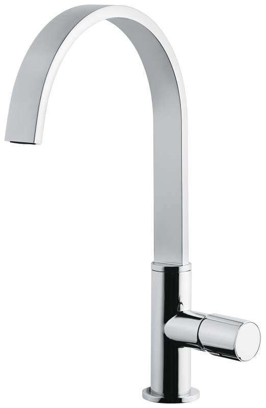 Изображение товара Смеситель Emmevi Minu 83007CR Хром У-образный излив 23.8 см