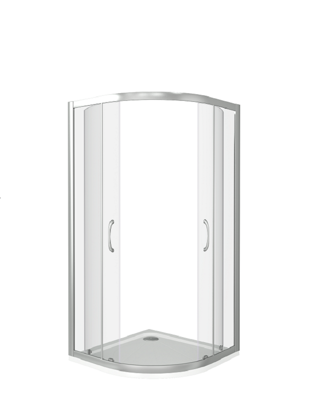 Изображение товара Душевой уголок Good Door Neo R-90-С-CH, 90 х 90 х 185 см, стекло прозрачное, профиль хром, НЕ00009