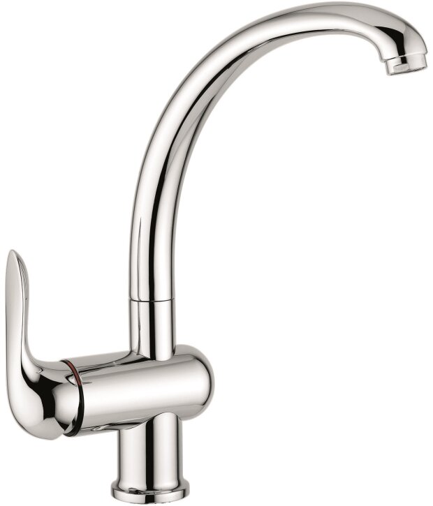 Изображение товара Смеситель для кухни Emmevi Neco 91007CR хром с поворотным изливом