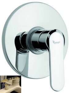 Изображение товара Смеситель для душа Emmevi Nefer 77009QO, кварц/золото