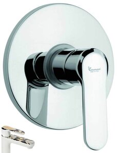 Изображение товара Смеситель для душа Emmevi Nefer 77009BPI, белый/питон